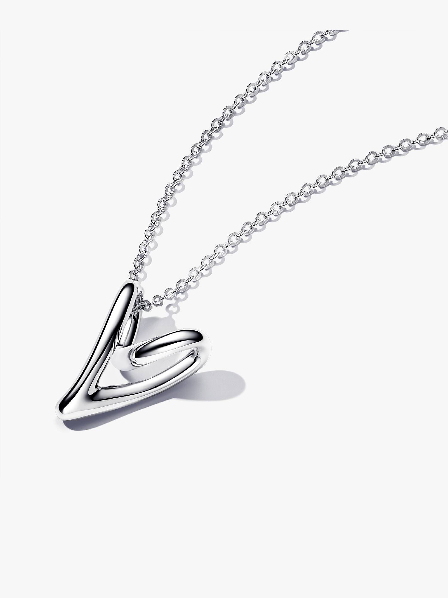 Collier à Pendentif Cœur de Forme Organique