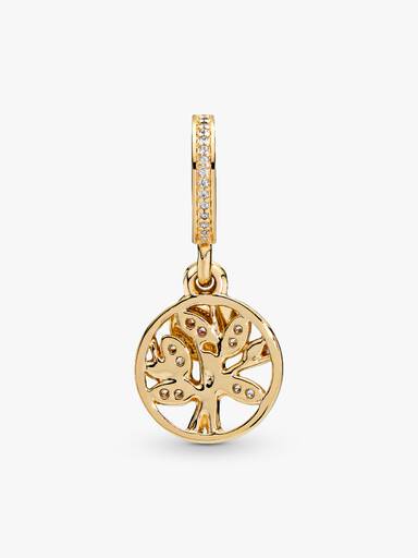Charm Pendant Arbre de Vie Scintillant