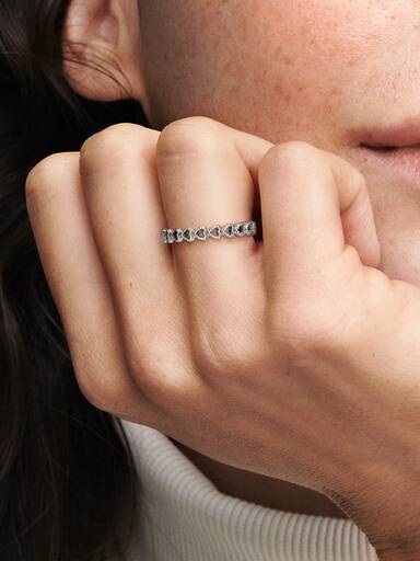 Bague Couronne de Cœurs