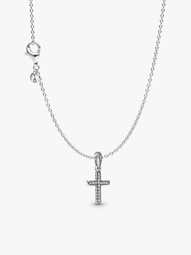Collier Composé Croix Scintillante