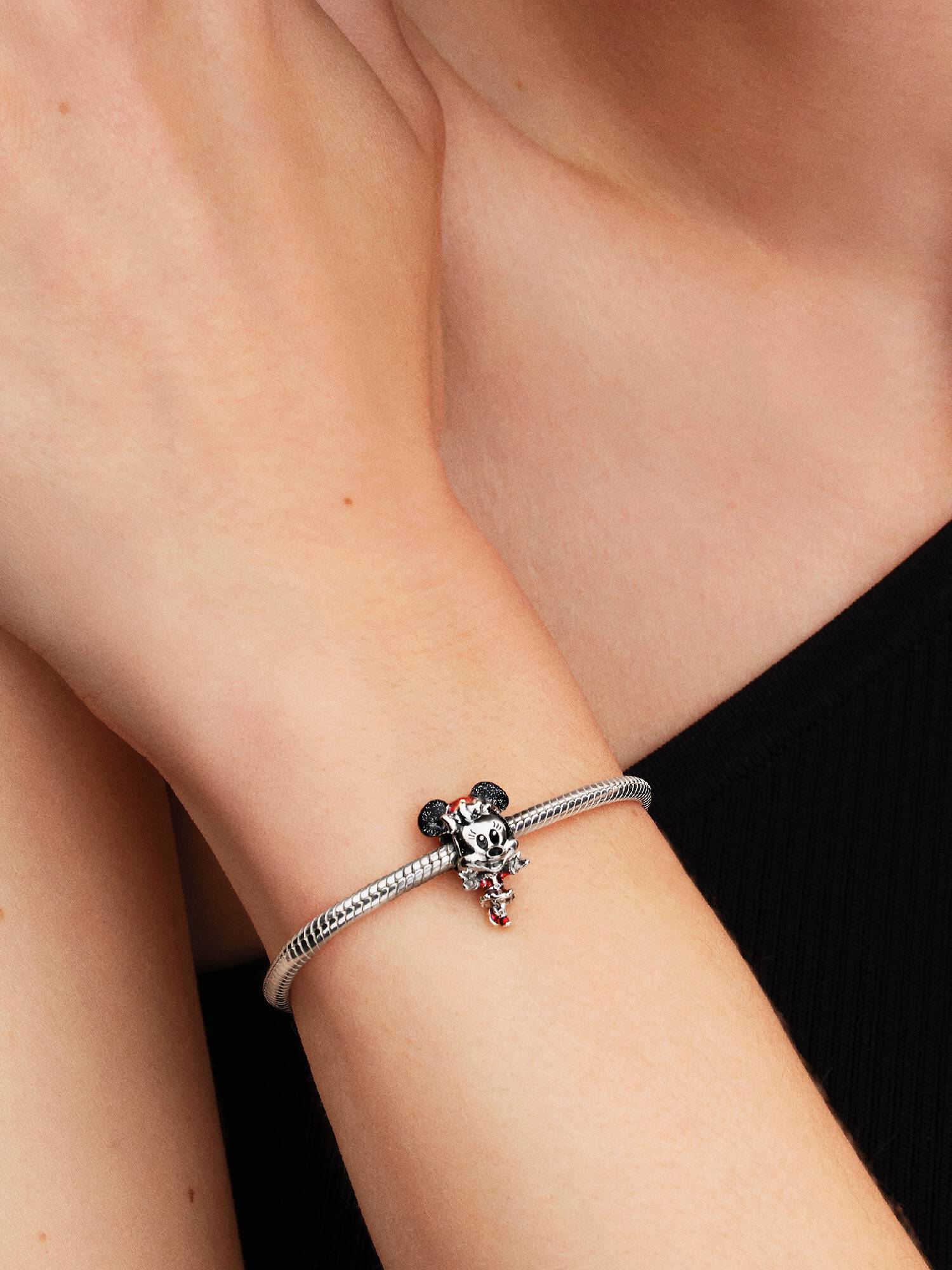 Charm Disney Minnie en Tenue de Noël