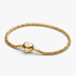 Bracelet Maille Serpent Facetté Fermoir Cœur Doré Bracelet Maille Serpent Facetté Fermoir Cœur Doré