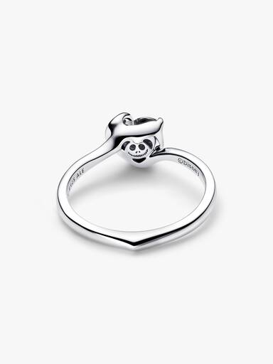 Bague Disney L’Étrange Noël de Monsieur Jack Cœur de Jack Noir