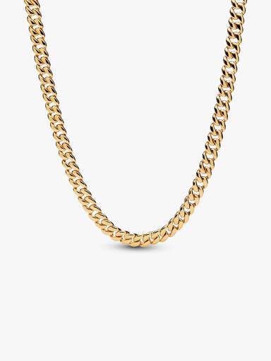Collier Maille Cubaine Doré