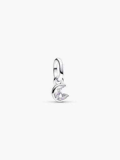 Mini Charm Pendant Lune Scintillante