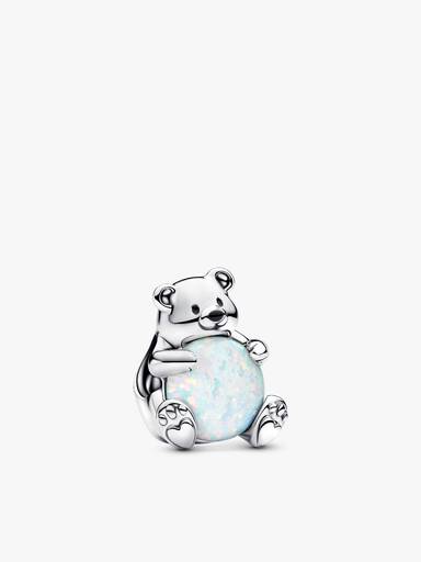 Bracelet Composé Murano Flocon de Neige & Ours Polaire