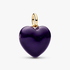 Charm Pendant Cœur Bombé Violet Charm Pendant Cœur Bombé Violet