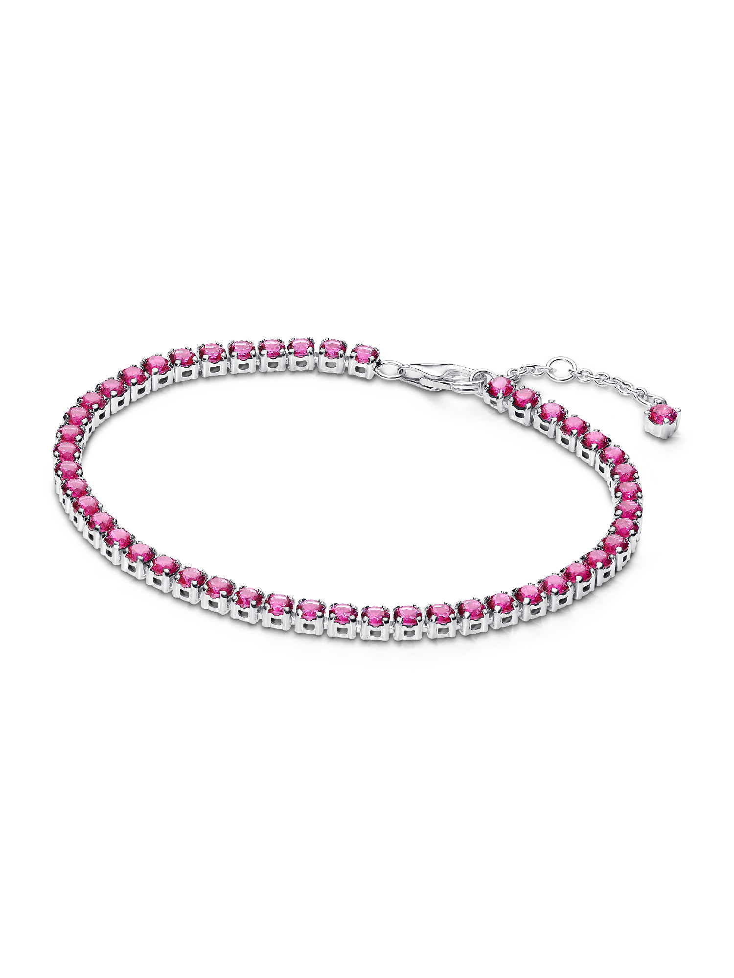 Bracelet Rivière Rose Scintillant