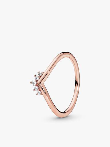 Coffret de bagues empilables Teardrop Halo Wishbone