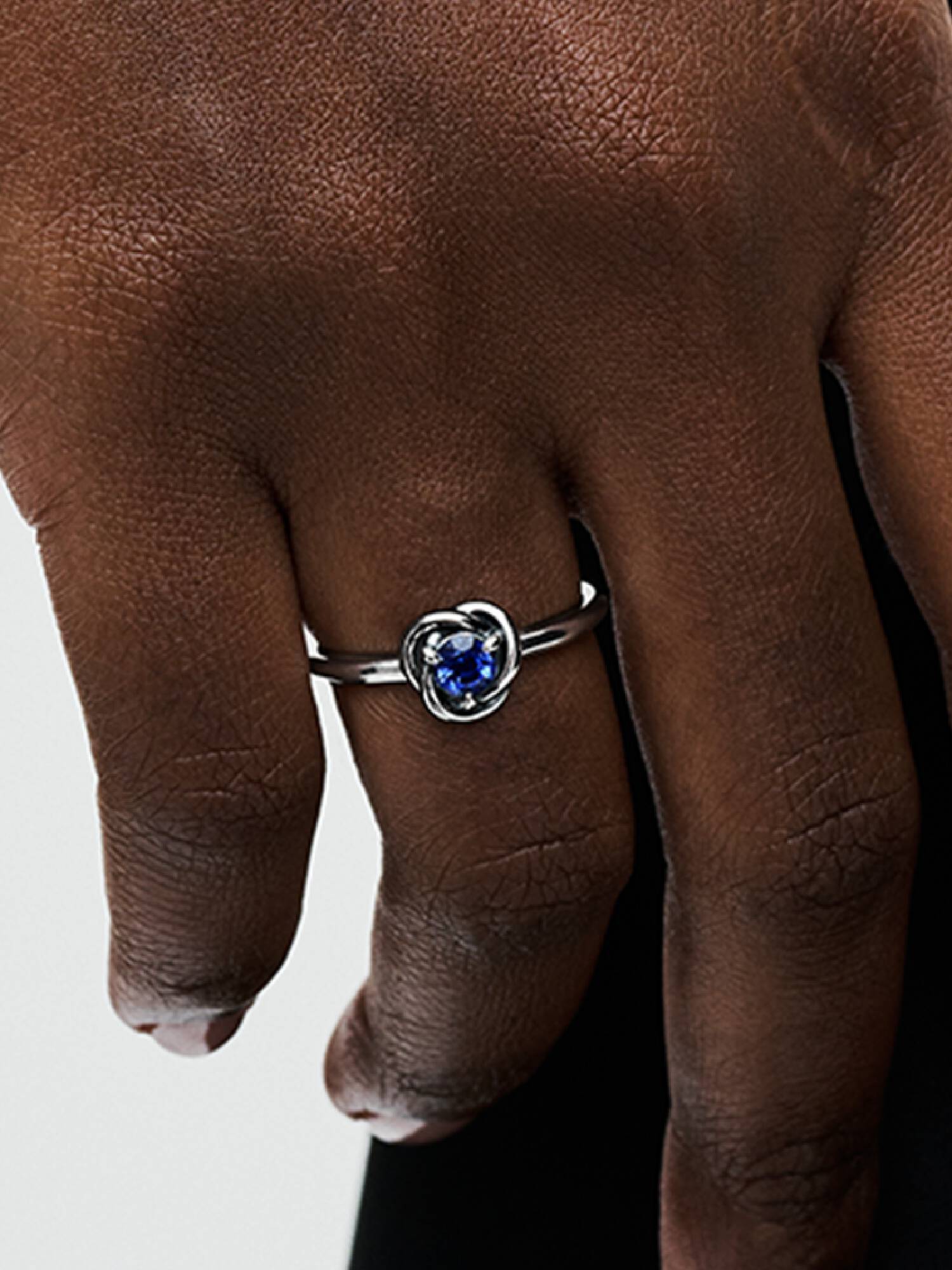 Bague Cercle Éternité Couleur de Naissance du Mois de Septembre