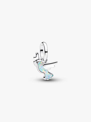 Mini Charm Pendant Colombe Blanche