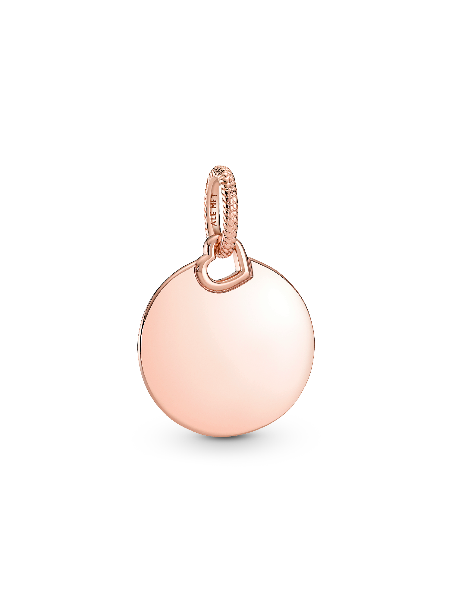 Pendentif Plaque Ronde Gravable