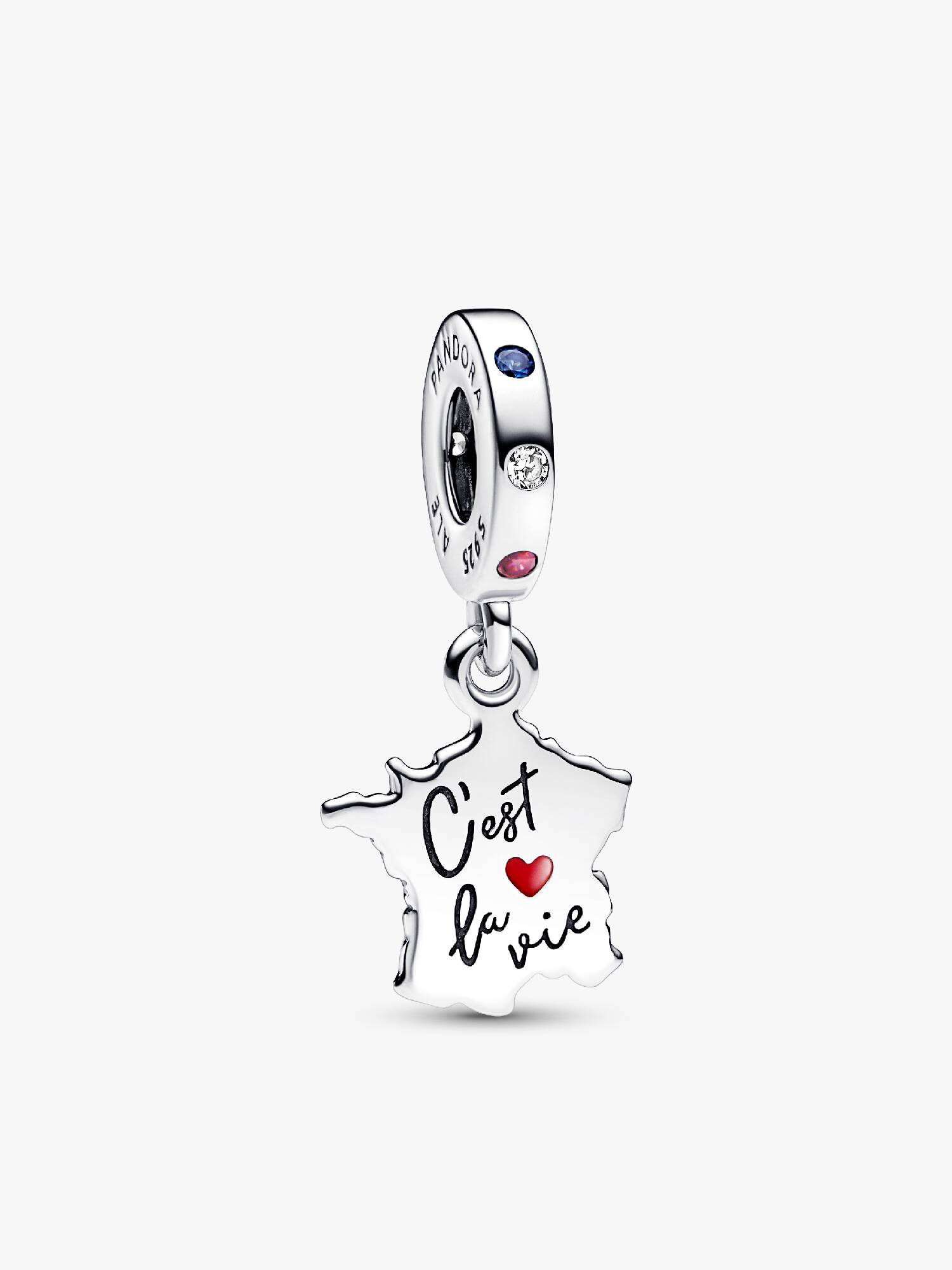 Charm Pendant Carte de France C’est La Vie