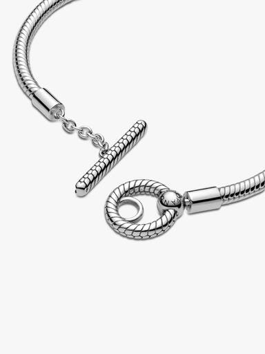 Bracelet Maille Serpent Fermoir en T Pandora Moments