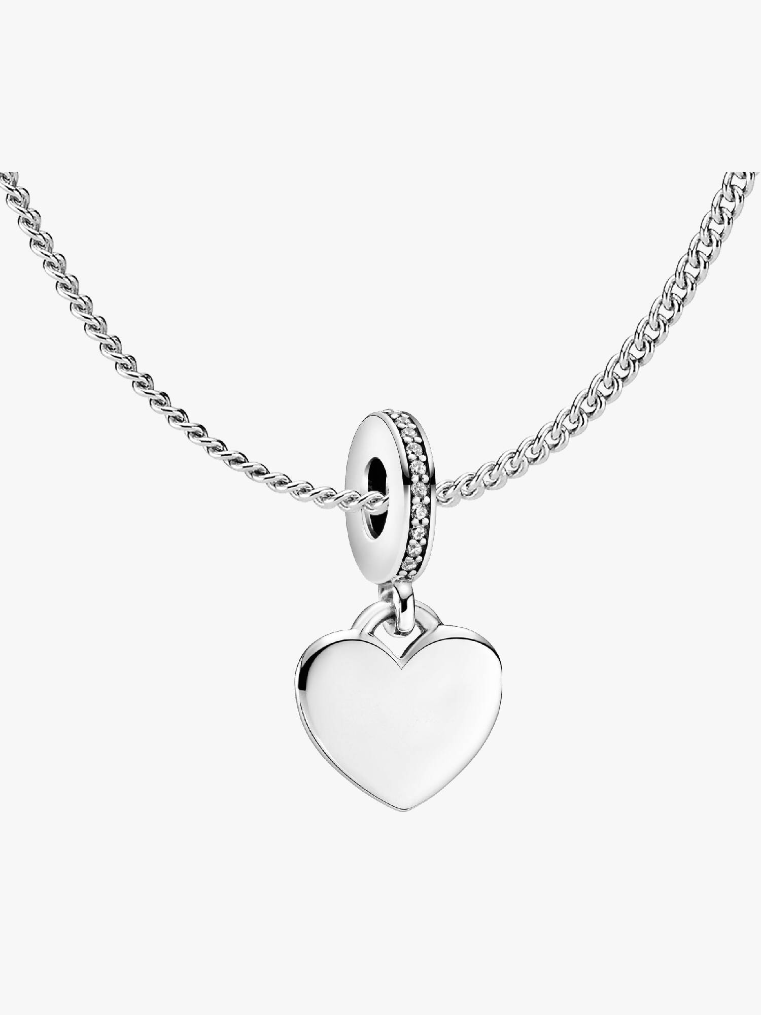 Collier Composé Pendentif Cœur Gravable