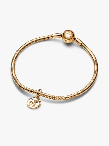 Charm Pendant Cachet d'Amour Scintillant