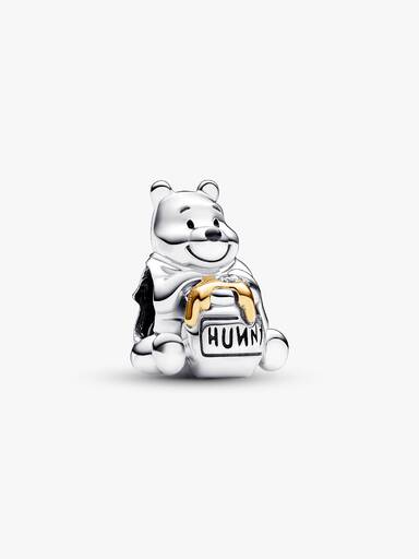 Charm Winnie l’Ourson Disney 100e anniversaire avec diamant de synthèse