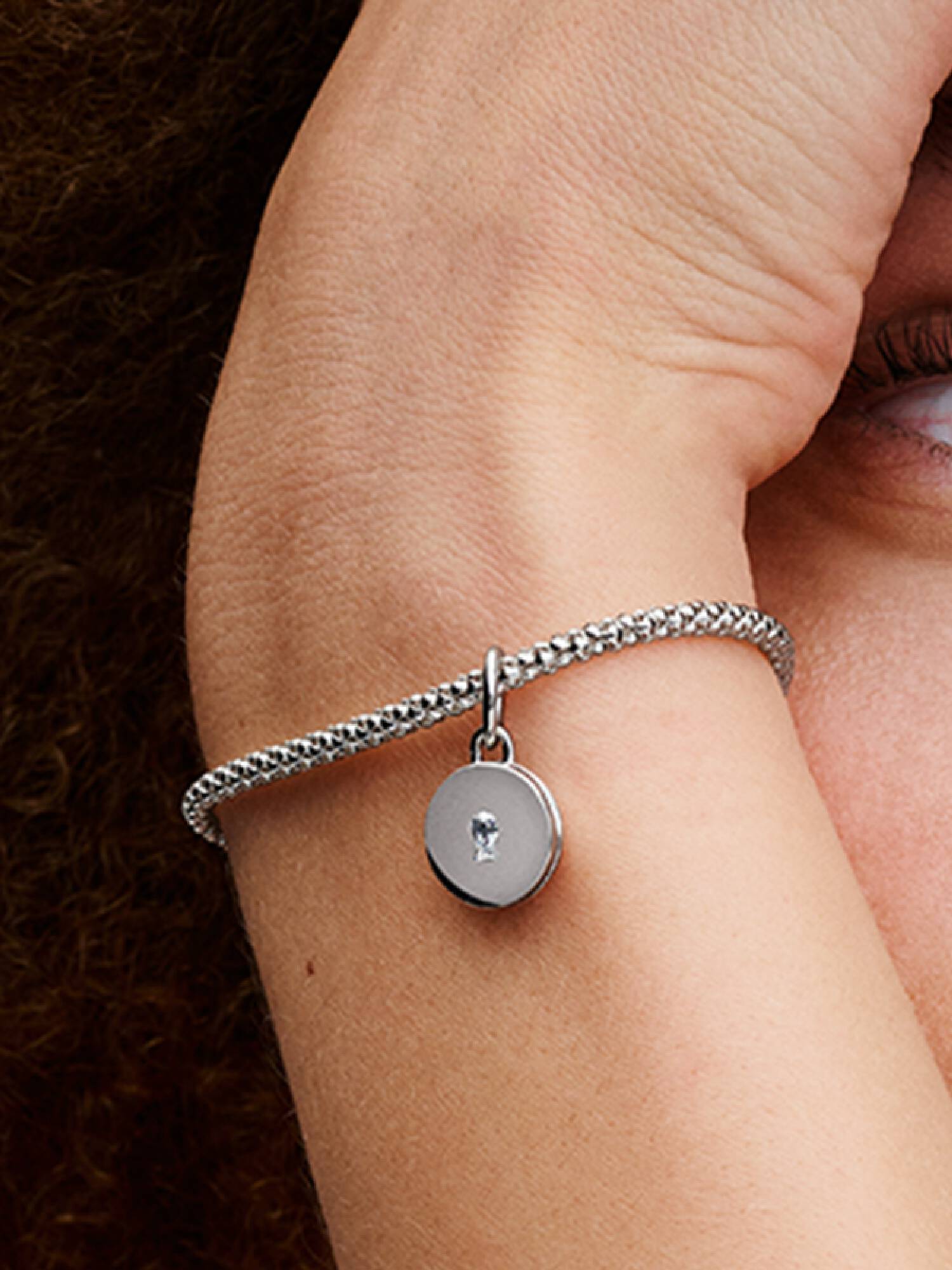 Charm Pendant Médaillon d’Amour Ouvrable & Gravable
