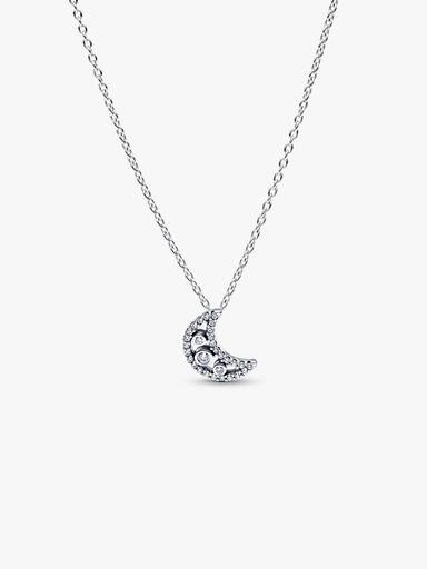 Collier à Pendentif Croissant de Lune