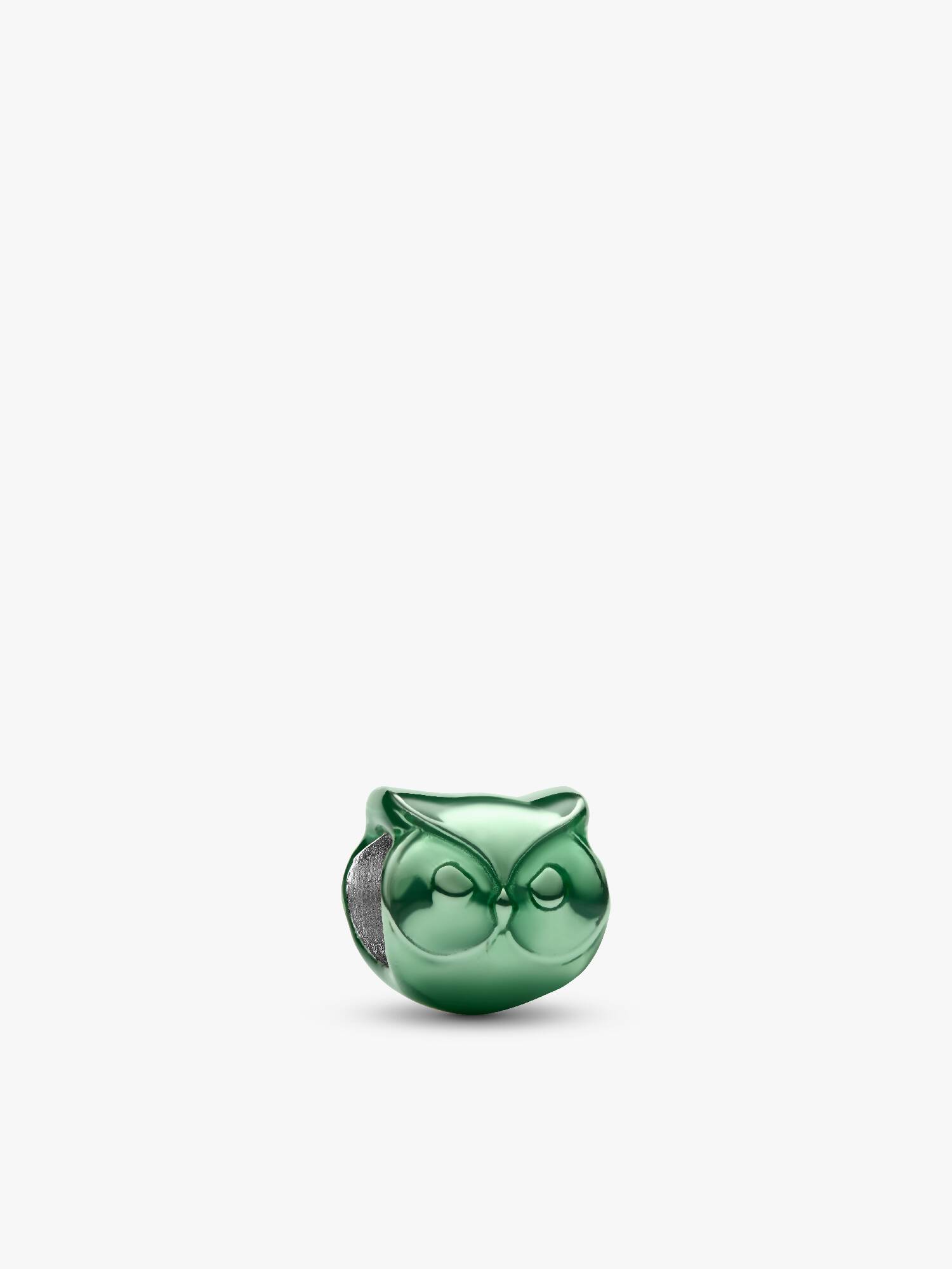 Mini Charm Chouette Verte