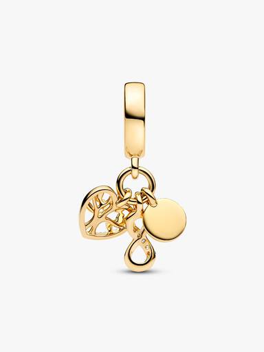 Charm Pendant Triple Infini Famille