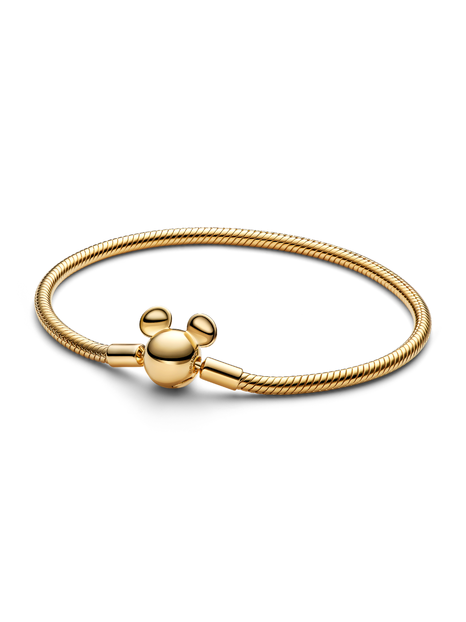 Bracelet Maille Serpent Fermoir Disney Mickey Moments