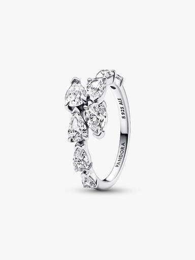 Bague Chevauchement Scintillant