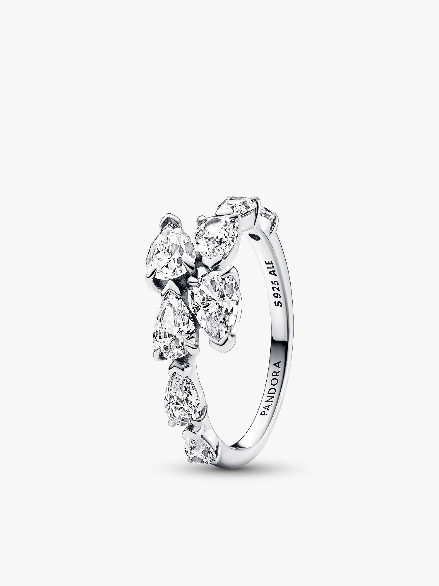 Bague Chevauchement Scintillant