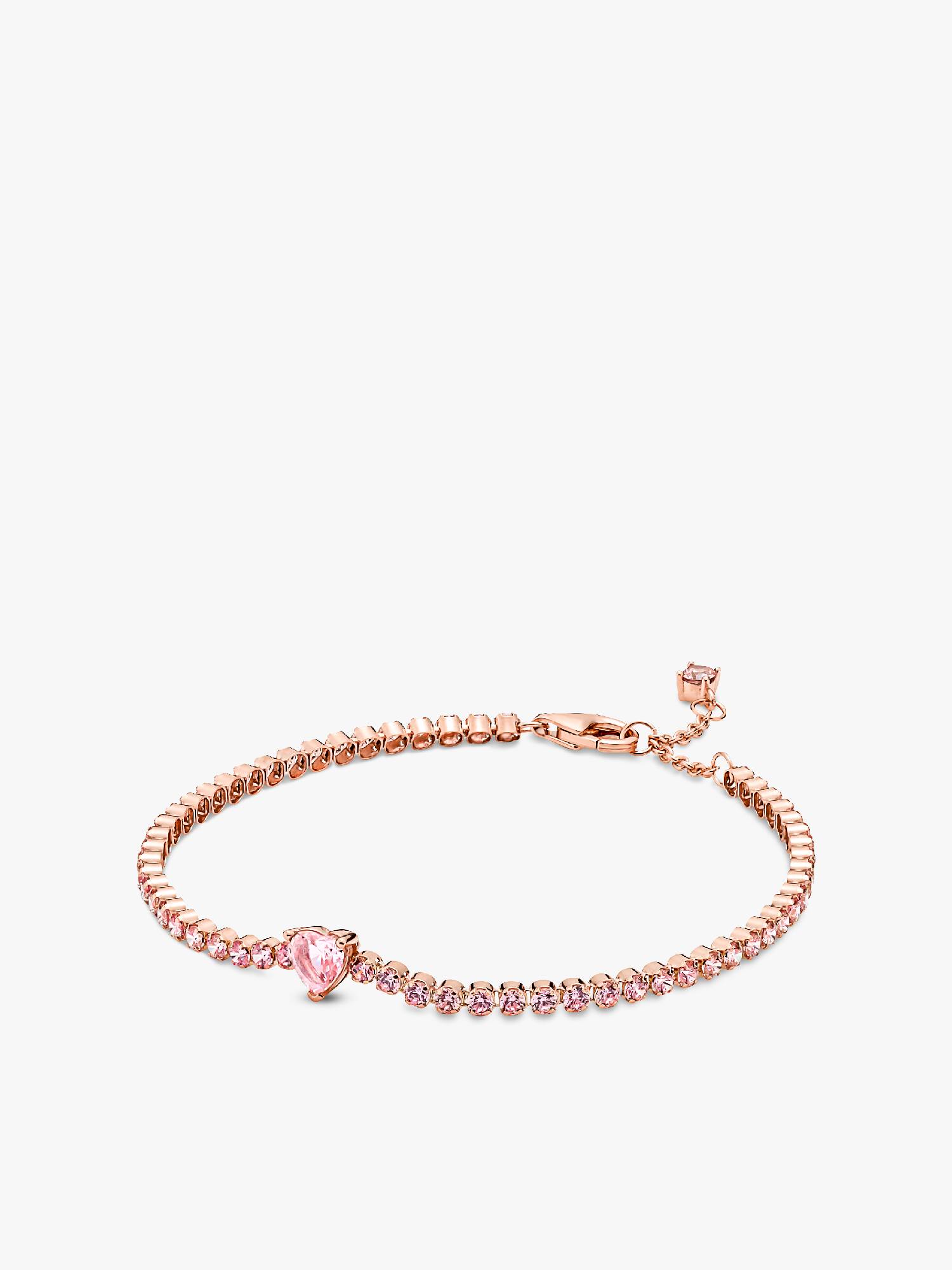 Bracelet Rivière Cœur Scintillant
