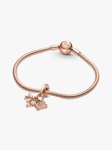 Charm Pendant Avion, Globe & Valise