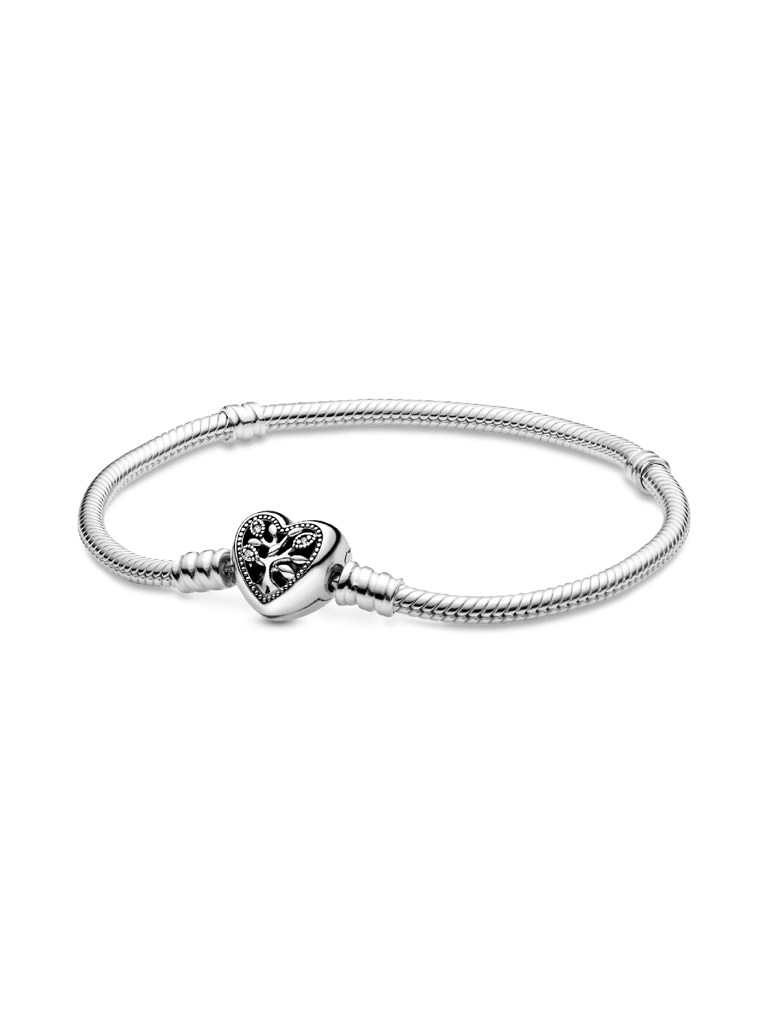 Bracelet Maille Serpent Fermoir Cœur Arbre de Vie