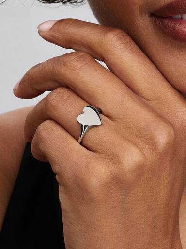 Bague Cœur Gravable