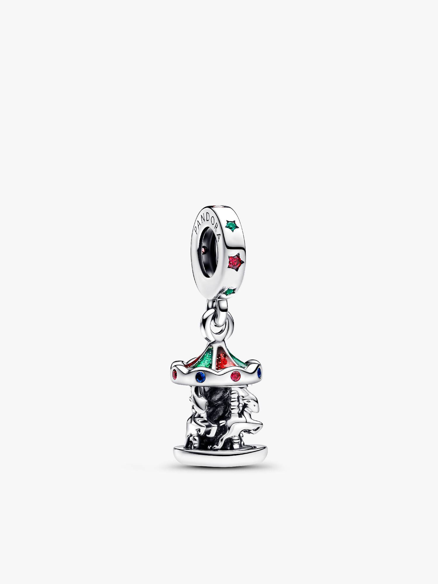 Charm Pendant Carrousel Tournoyant
