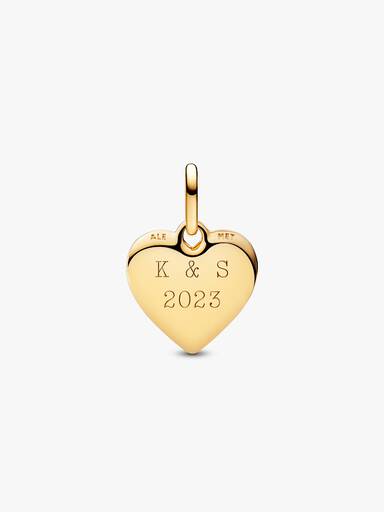 Charm Médaillon Cœur Gravable