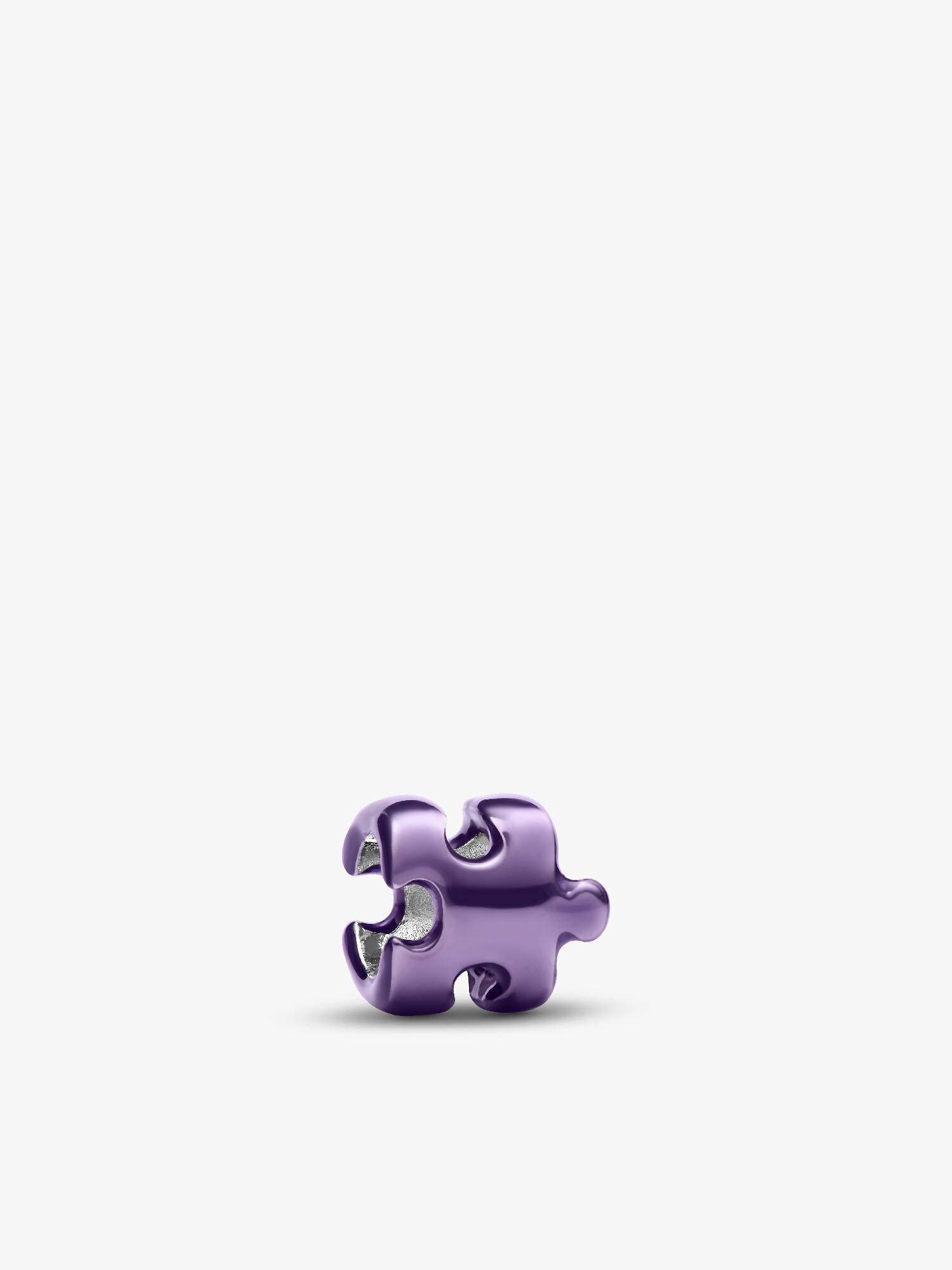 Mini Charm Pièce de Puzzle Violette