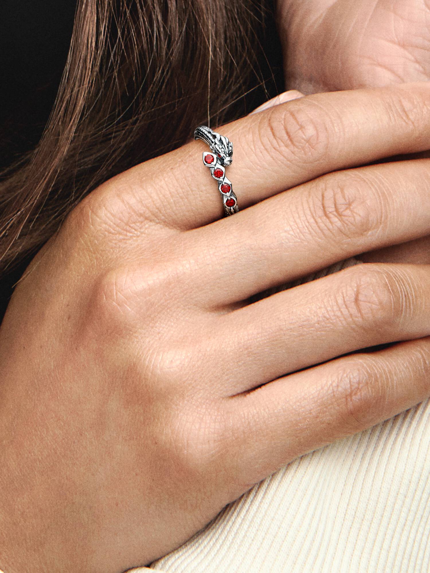 Bague Scintillante Game of Thrones Dragon