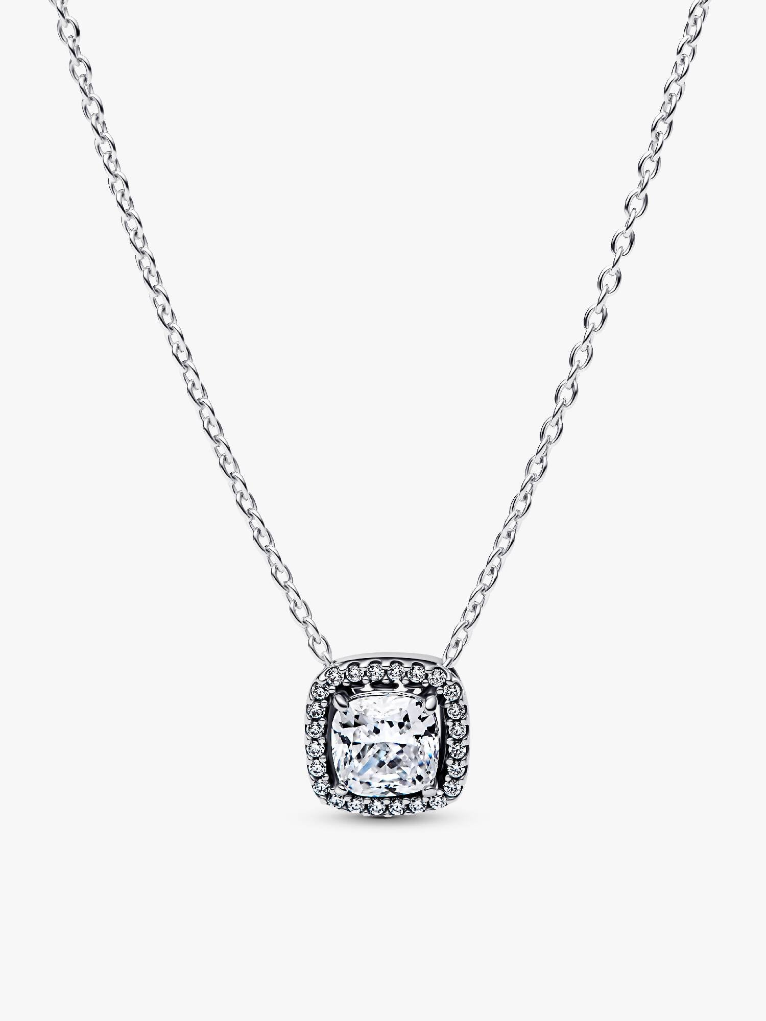 Collier Pendentif Halo Scintillant