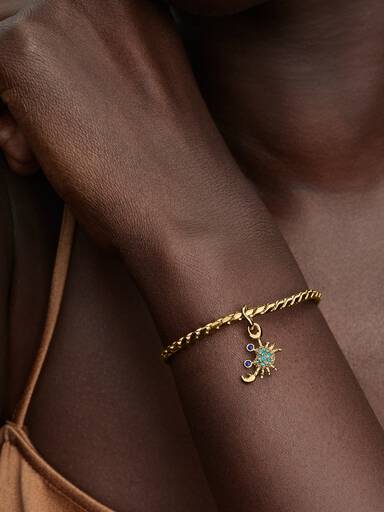 Charm Pendant Crabe Doré