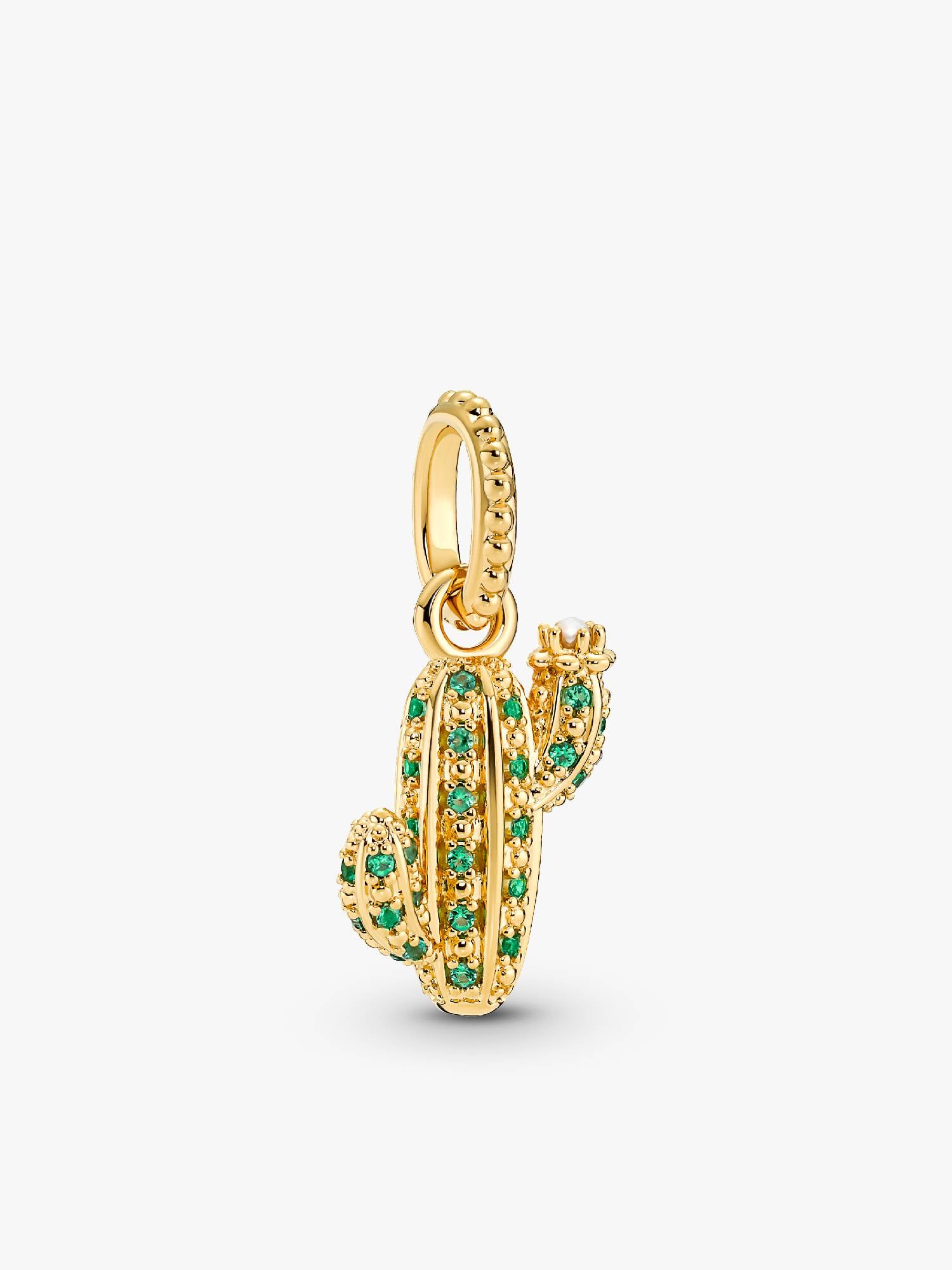 Pendentif Cactus du Désert Scintillant