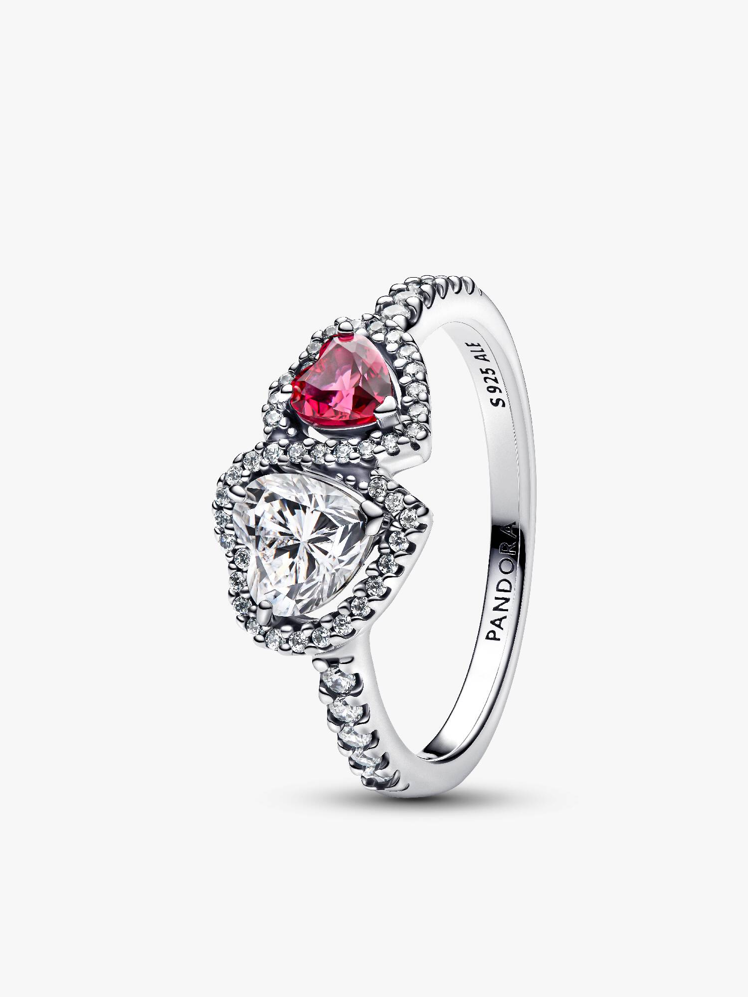 Bague Cœurs Halo