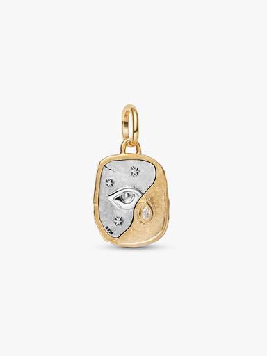 Charm Médaillon Œil Bimatière