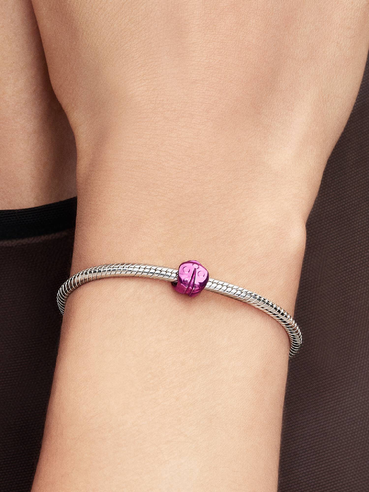 Mini Charm Coccinelle Rose
