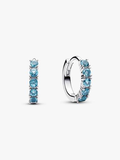 Boucles d’Oreilles Huggies Bleu Clair