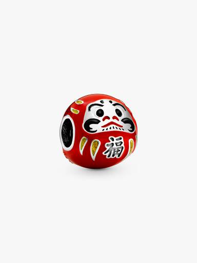 Charm Poupée Daruma Rouge