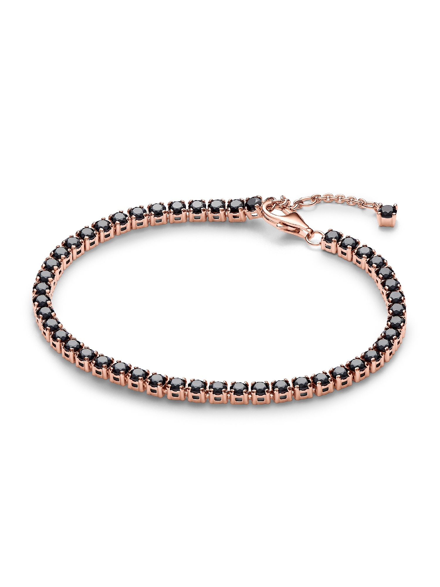 Bracelet Rivière Scintillant Noir