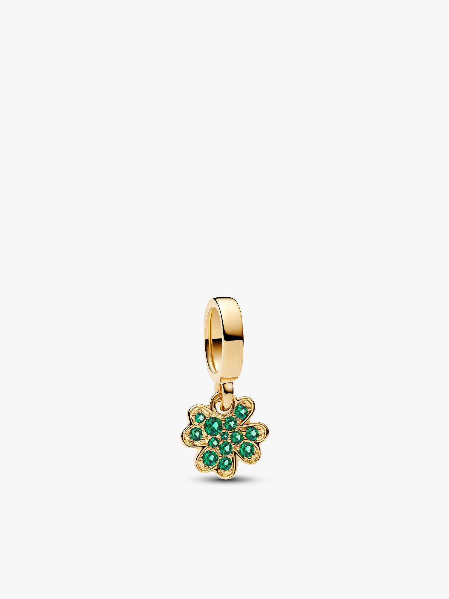 Charm Pendant Trèfle à Quatre Feuilles