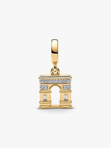 Charm pendant Arc de Triomphe Doré