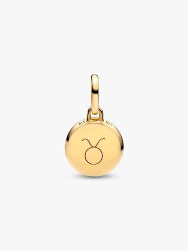 Mini Charm Médaillon Gravable Vert
