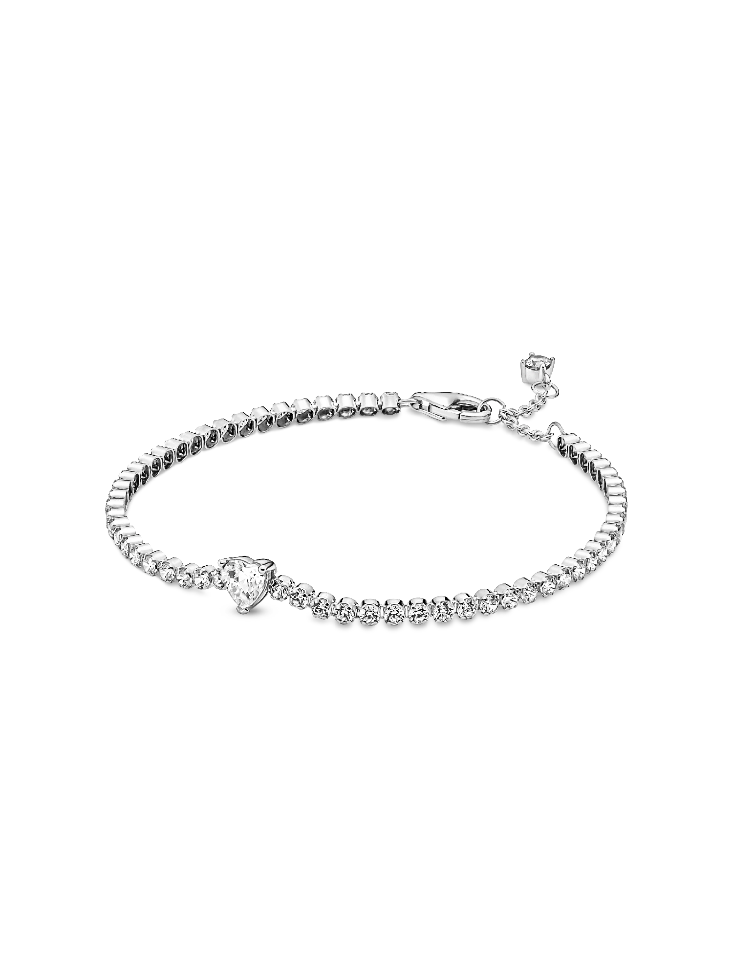 Bracelet Rivière Cœur Scintillant