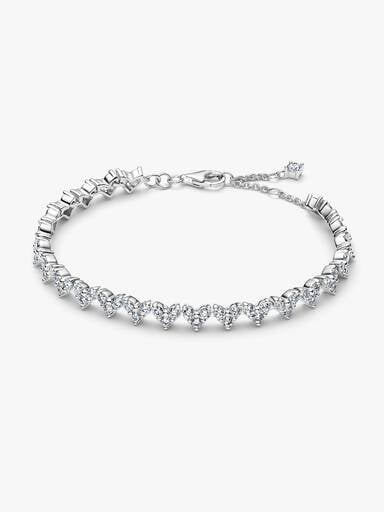 Bracelet Cœurs Trios de Pierres